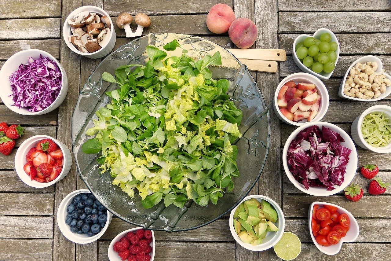 fruits salade table